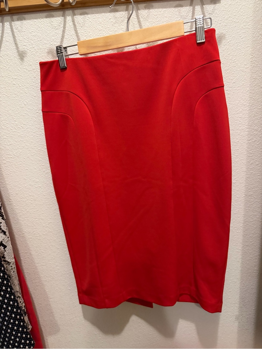 The Limited Red Pencil Skirt - Sleek Workwear